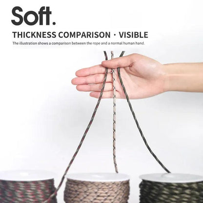7 Core 550 Paracord Rope 4mm for Outdoor Use by HitMyNeed