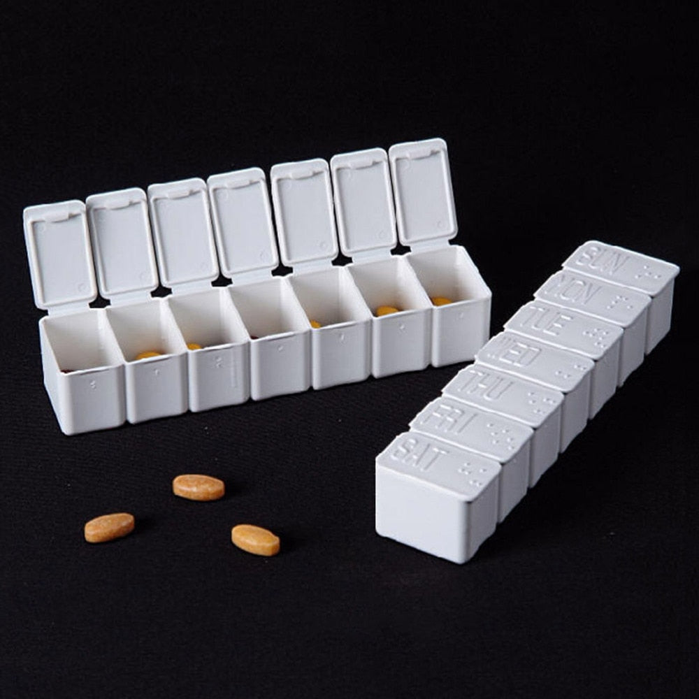 7 Day Weekly Pill Organizer Box by HitMyNeed