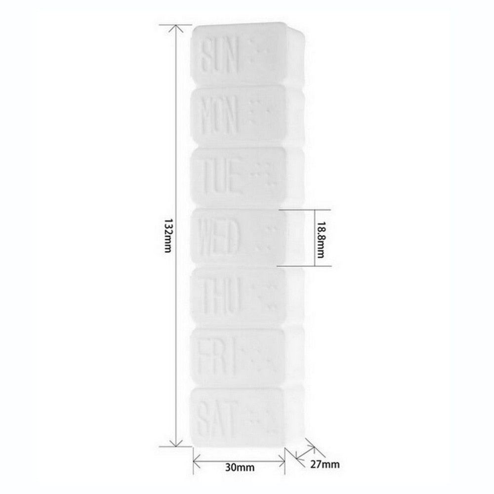 7 Day Weekly Pill Organizer Box by HitMyNeed