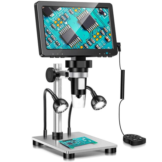 7" Digital Microscope 12MP 1200X with 7" LCD Screen by HitMyNeed