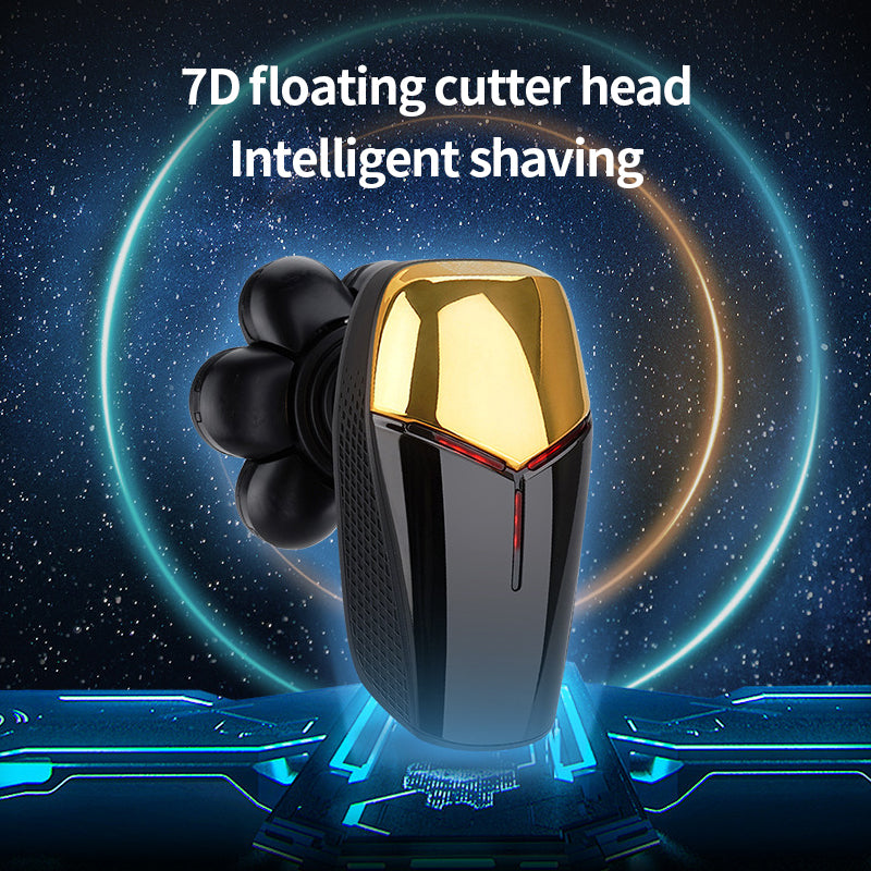 7-Head Rechargeable Electric Bald Head Shaver for Men by HitMyNeed