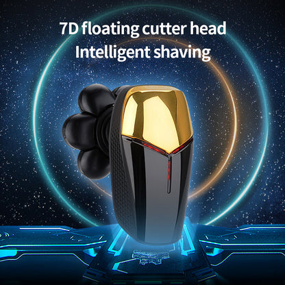 7-Head Rechargeable Electric Bald Head Shaver for Men by HitMyNeed
