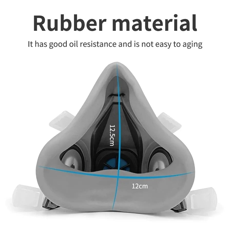 7-in-1 6200 Reusable Half Face Respirator Mask Set by HitMyNeed