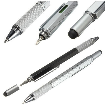 7-in-1 Multifunction Ballpoint Pen with Stylus & Tools by HitMyNeed