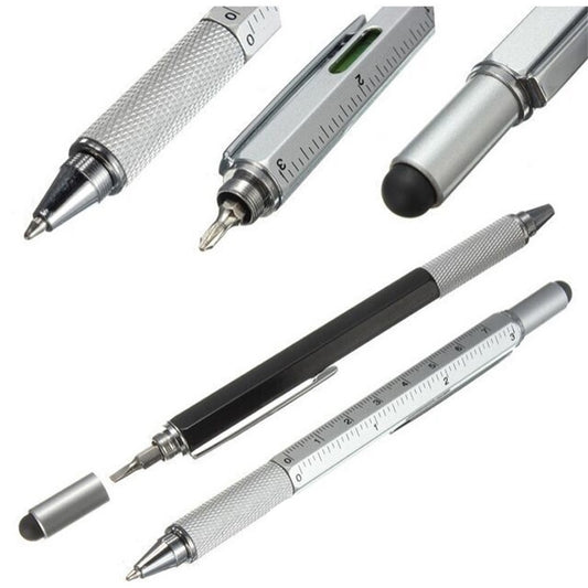 7-in-1 Multifunction Ballpoint Pen with Stylus & Tools by HitMyNeed