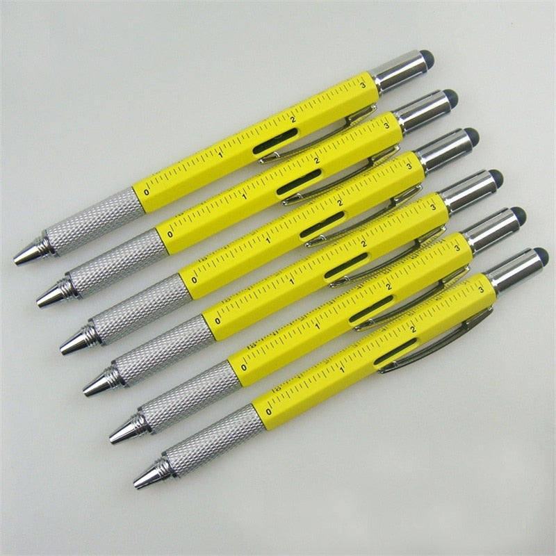 7-in-1 Multifunction Ballpoint Pen with Stylus & Tools by HitMyNeed