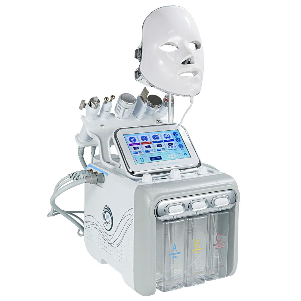 7-in-1 Water Oxygen Small Bubble Hydra Facial Machine by HitMyNeed