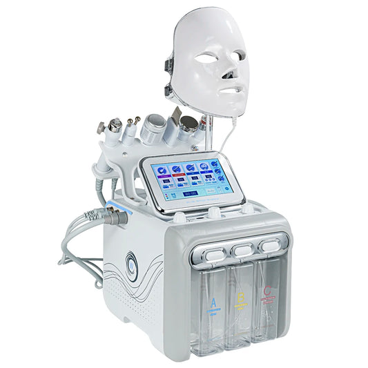 7-in-1 Water Oxygen Small Bubble Hydra Facial Machine by HitMyNeed