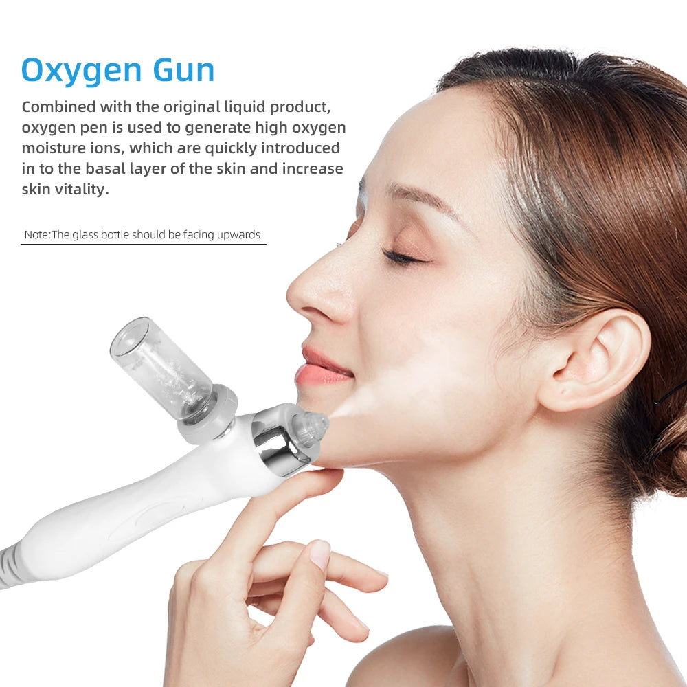 7-in-1 Water Oxygen Small Bubble Hydra Facial Machine by HitMyNeed