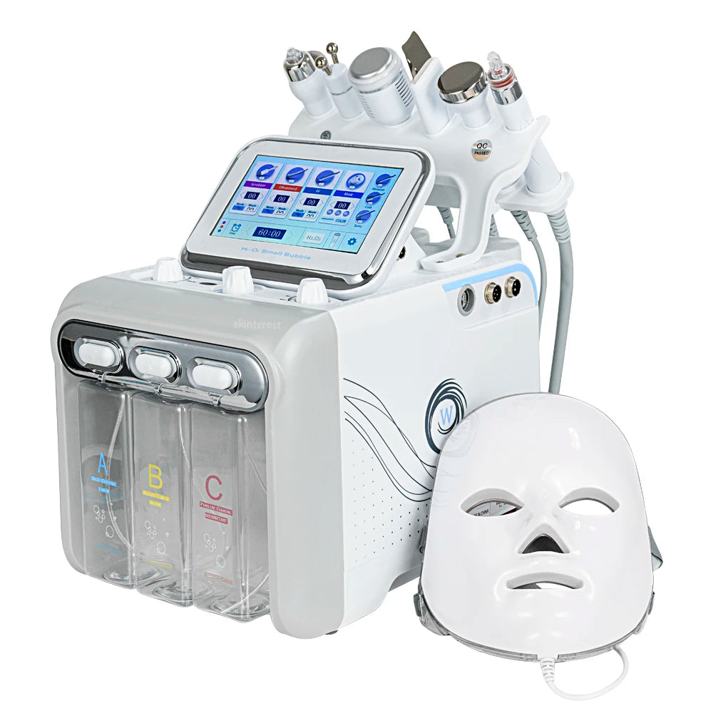 7-in-1 Water Oxygen Small Bubble Hydra Facial Machine by HitMyNeed