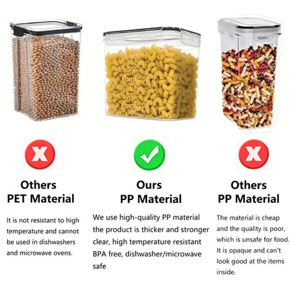 7-Piece BPA-Free Kitchen Food Storage Container Set by HitMyNeed