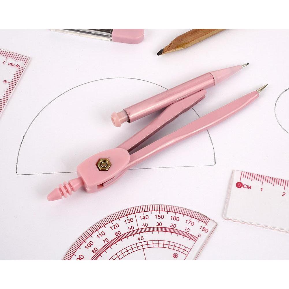 7-Piece Geometry & Drawing Tool Set for School by HitMyNeed