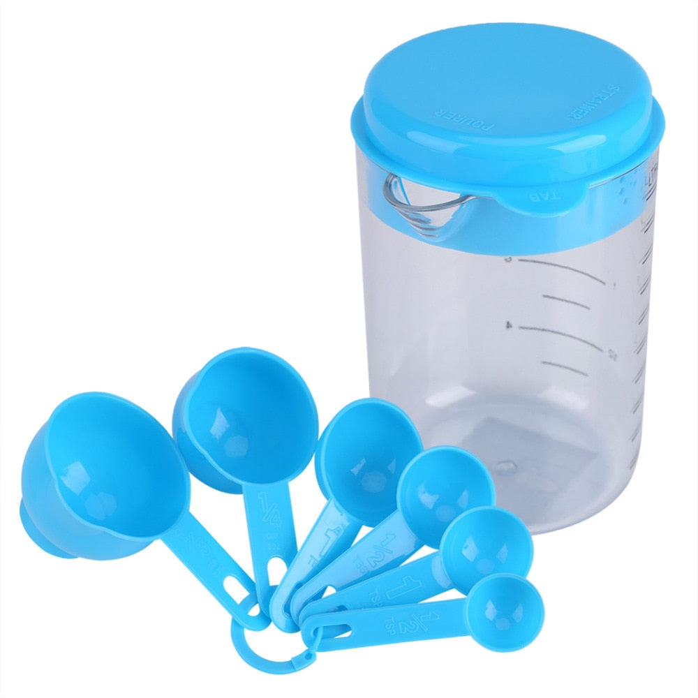 7-Piece Measuring Cup and Spoon Set by HitMyNeed