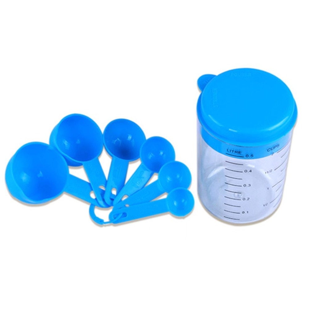 7-Piece Measuring Spoon & Cup Set for Baking by HitMyNeed