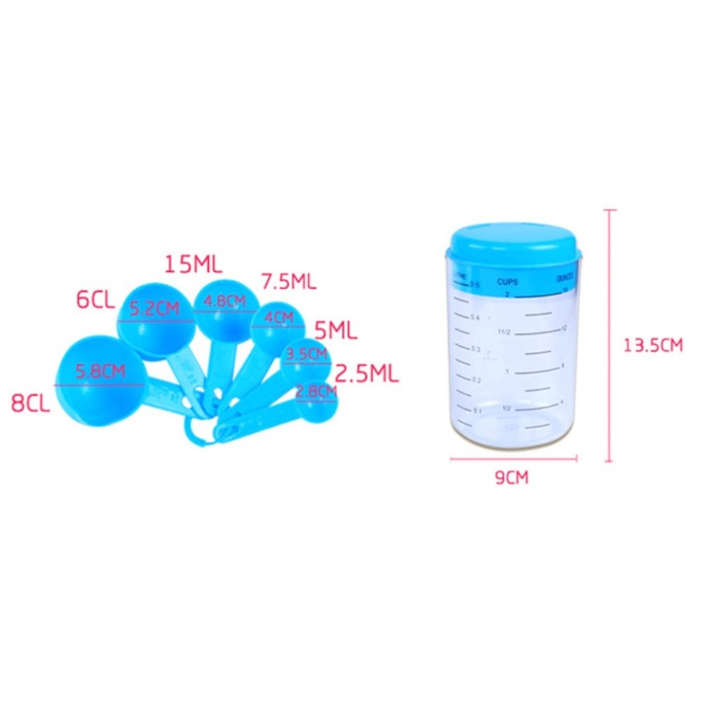 7-Piece Measuring Spoon & Cup Set for Baking by HitMyNeed