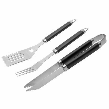 7-Piece Stainless Steel BBQ Grill Tool Set with Case by HitMyNeed
