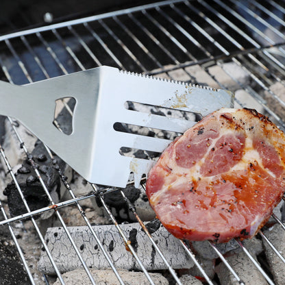 7-Piece Stainless Steel BBQ Grill Tool Set with Case by HitMyNeed