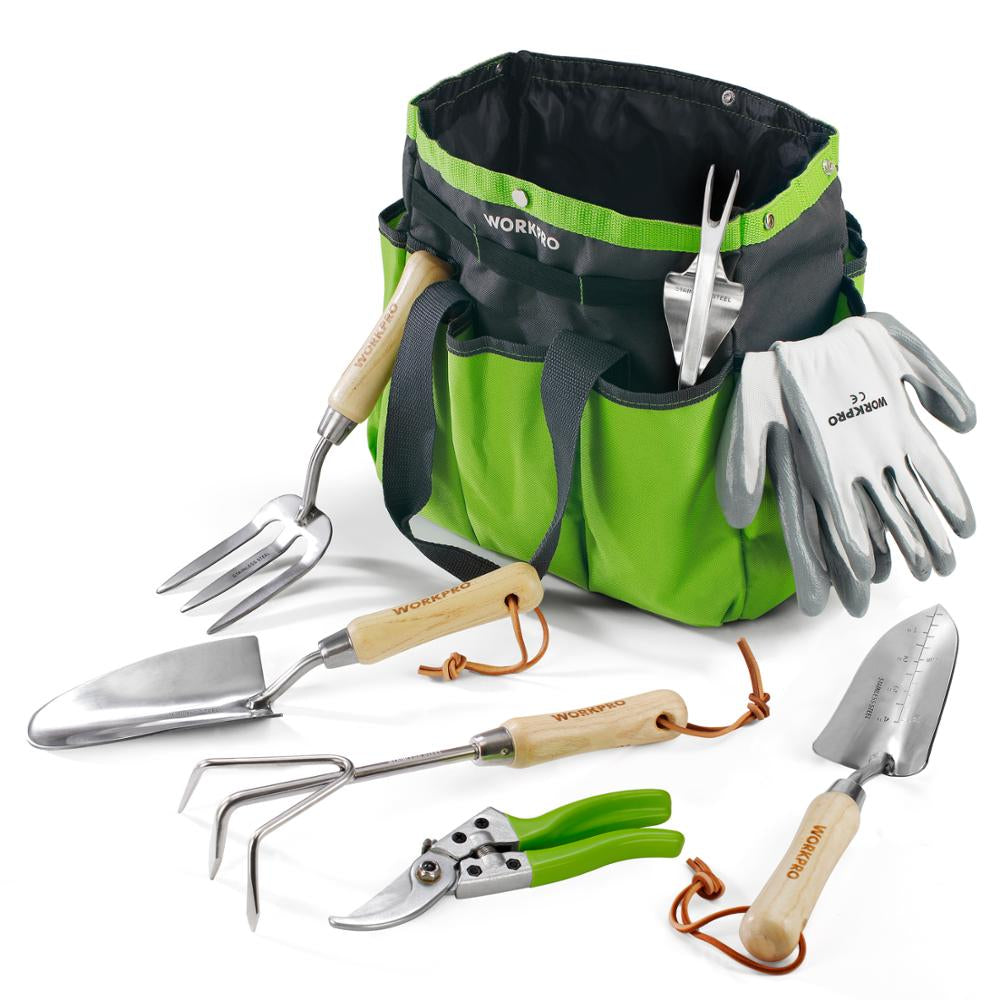 7-Piece Stainless Steel Gardening Hand Tool Set by HitMyNeed