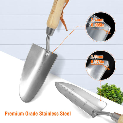 7-Piece Stainless Steel Gardening Hand Tool Set by HitMyNeed