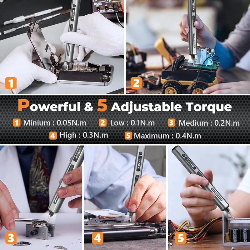 70-in-1 Mini Electric Precision Screwdriver Set by HitMyNeed