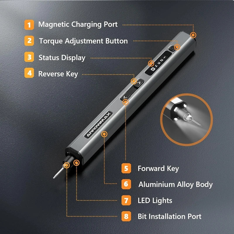 70-in-1 Mini Electric Precision Screwdriver Set by HitMyNeed