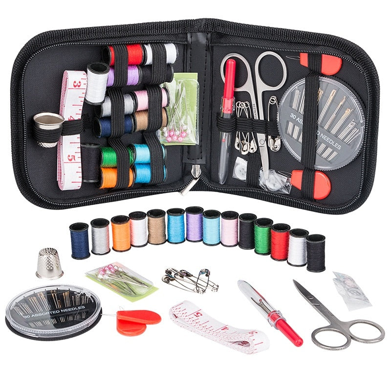 70-Piece Portable Sewing Kit with Zipper Case by HitMyNeed