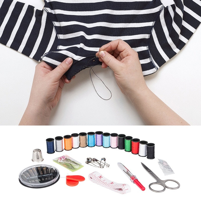 70-Piece Portable Sewing Kit with Zipper Case by HitMyNeed