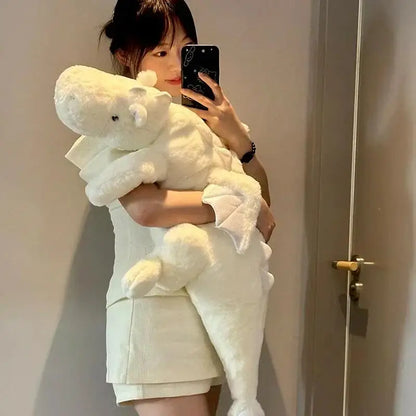 70cm Flying Dragon Plush Pillow for Kids white-70cm by HitMyNeed