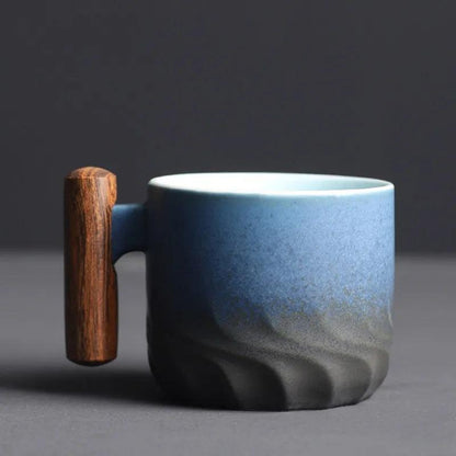 70ml Handmade Ceramic Retro Coffee & Tea Cup by HitMyNeed
