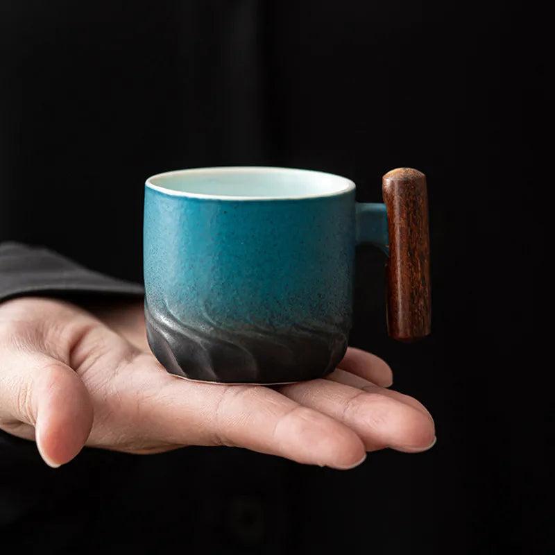 70ml Handmade Ceramic Retro Coffee & Tea Cup by HitMyNeed