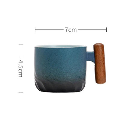 70ml Handmade Ceramic Retro Coffee & Tea Cup by HitMyNeed