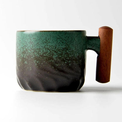 70ml Handmade Ceramic Retro Coffee & Tea Cup b-one-cup by HitMyNeed