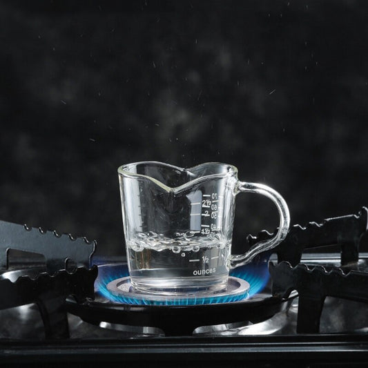 70ml Heat Resistant Borosilicate Glass Measuring Cup by HitMyNeed
