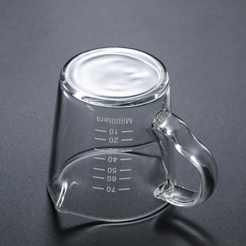 70ml Heat Resistant Borosilicate Glass Measuring Cup by HitMyNeed