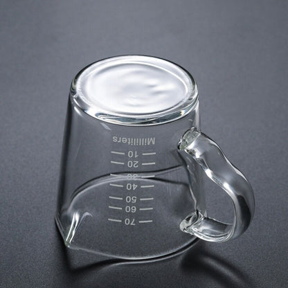 70ml Heat Resistant Borosilicate Glass Measuring Cup by HitMyNeed