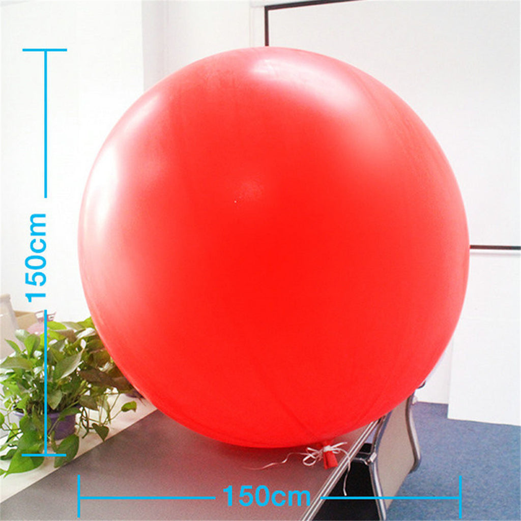 72 Inch Giant Red Latex Balloon for Events by HitMyNeed