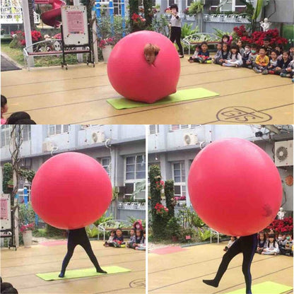 72 Inch Giant Red Latex Balloon for Events by HitMyNeed