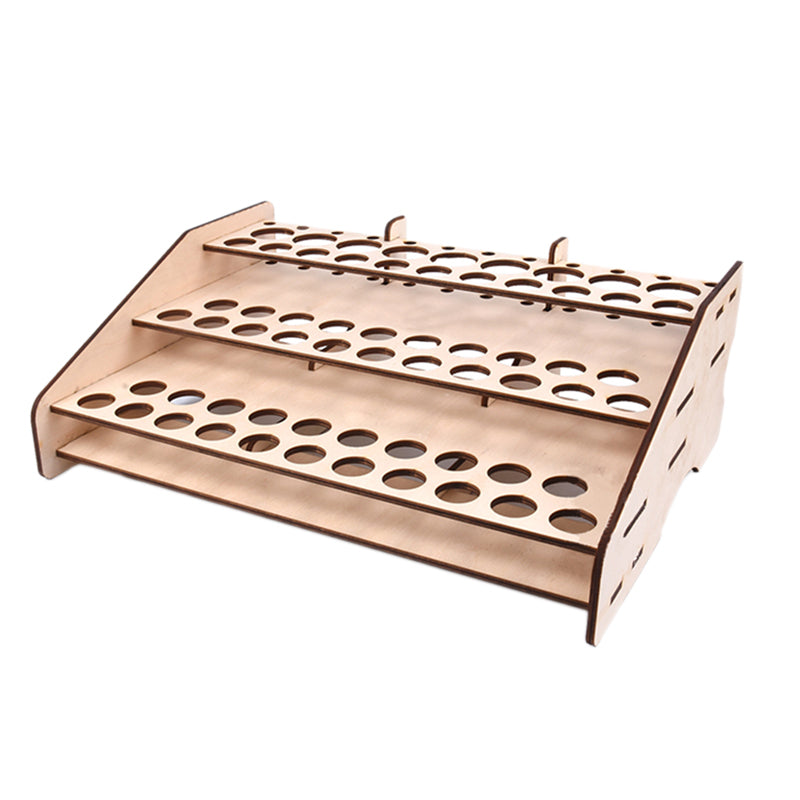 74-Slot Wooden Paint Rack Bottle Organizer by HitMyNeed