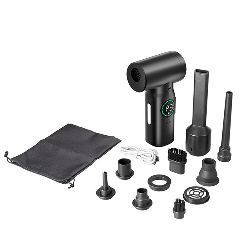 7500mAh Cordless 2‑in‑1 Air Duster & Vacuum Cleaner by HitMyNeed
