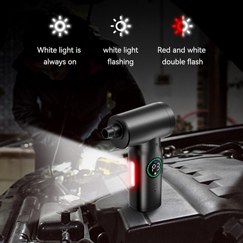 7500mAh Cordless 2‑in‑1 Air Duster & Vacuum Cleaner by HitMyNeed