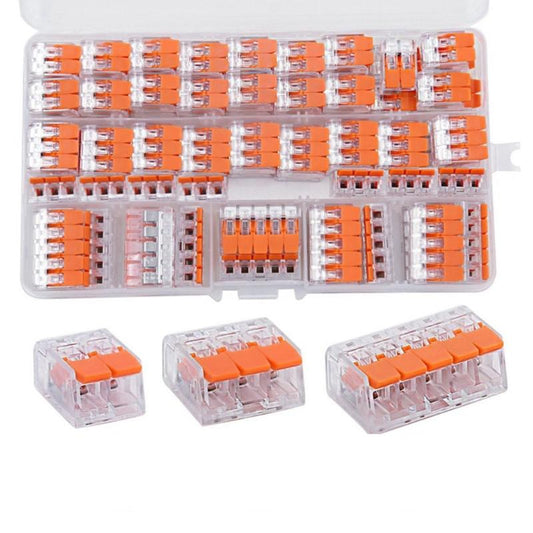 75pcs Lever Wire Connector Assortment Box by HitMyNeed