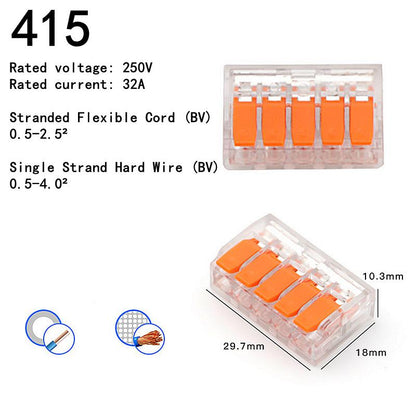 75pcs Lever Wire Connector Assortment Box by HitMyNeed