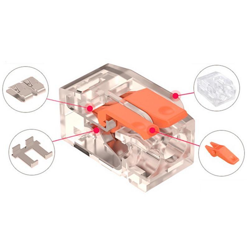 75pcs Lever Wire Connector Assortment Box by HitMyNeed