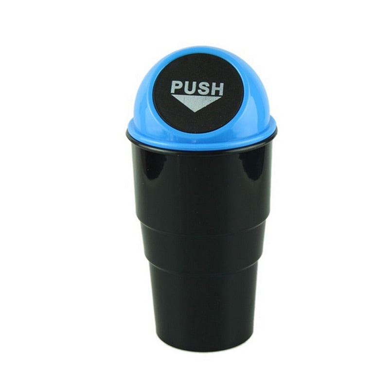 Plastic Mini Car Trash Can with Lid