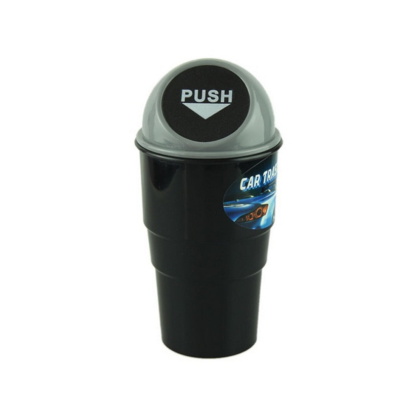 Plastic Mini Car Trash Can with Lid