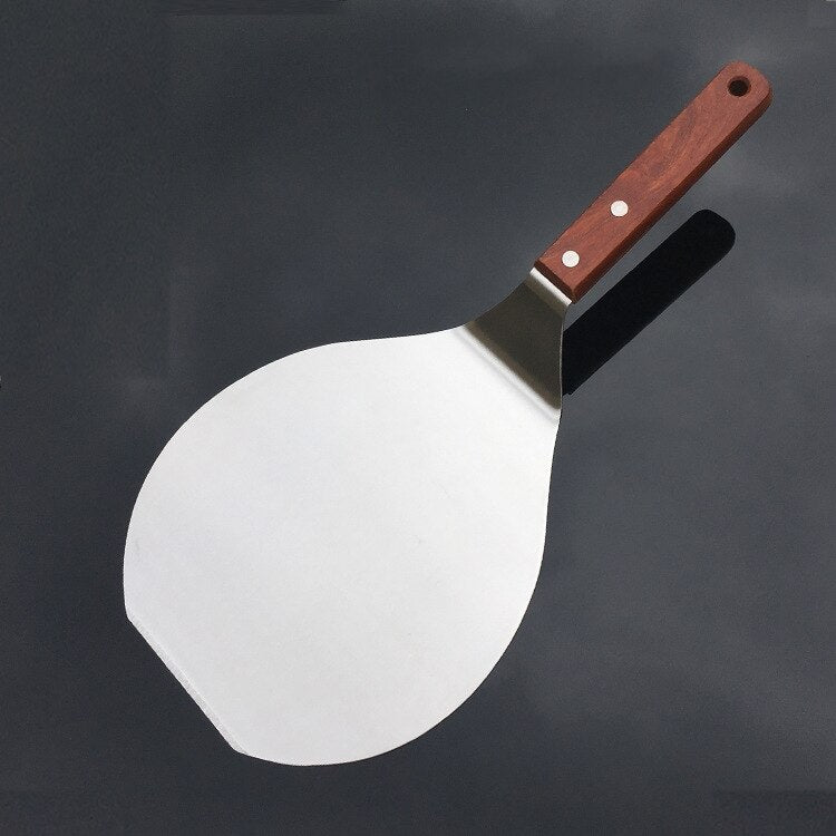 Stainless Steel Pizza Oven Shovel with Wooden Handle