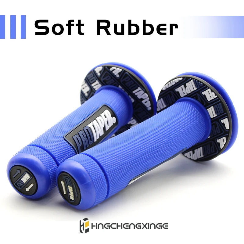 7/8" Motorcycle Gel Rubber Handlebar Grips Pair by HitMyNeed