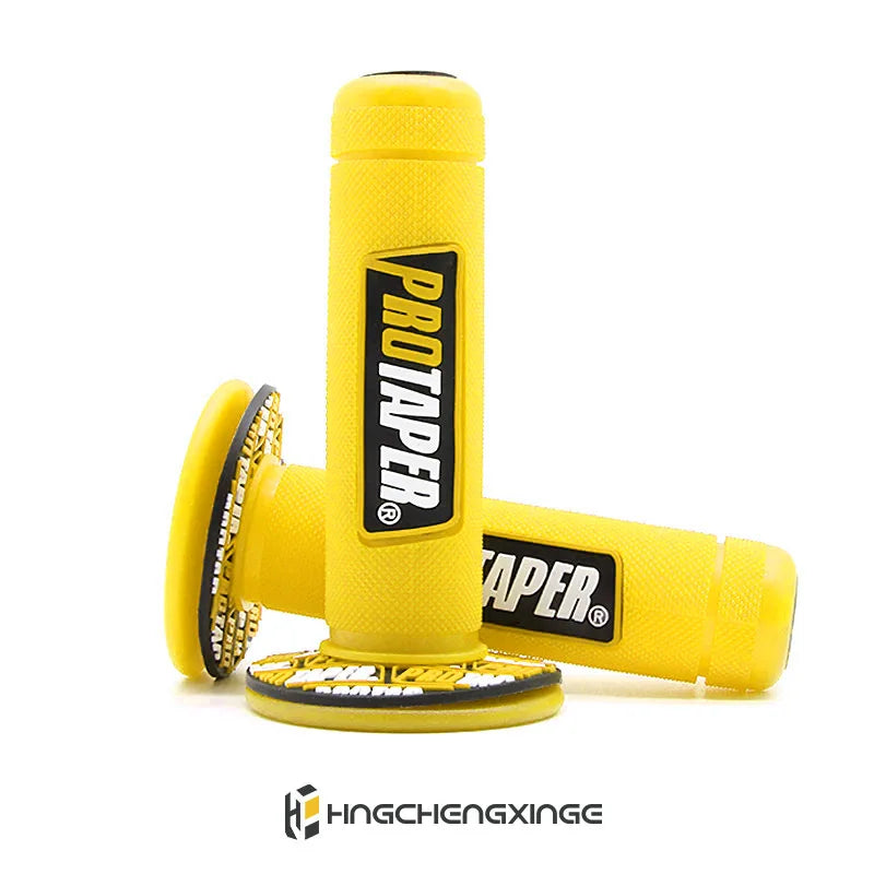 7/8" Motorcycle Gel Rubber Handlebar Grips Pair pro-yl by HitMyNeed