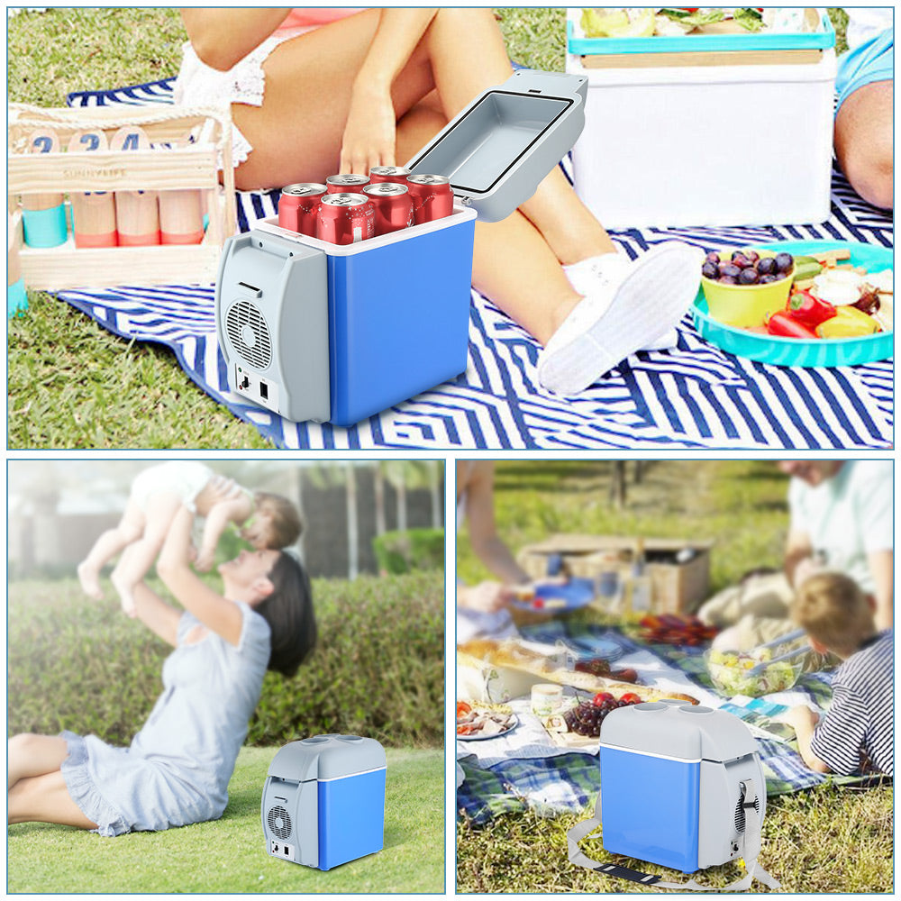 7.5L Portable Car Fridge Cooler and Warmer by HitMyNeed
