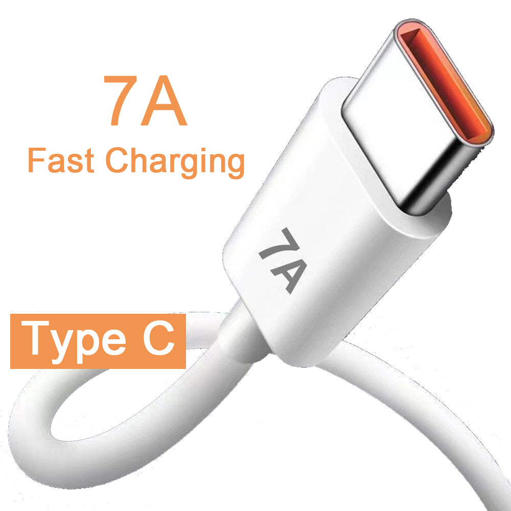 7A 100W USB-C Fast Charging Cable for Huawei P40/P30 0-25m by HitMyNeed
